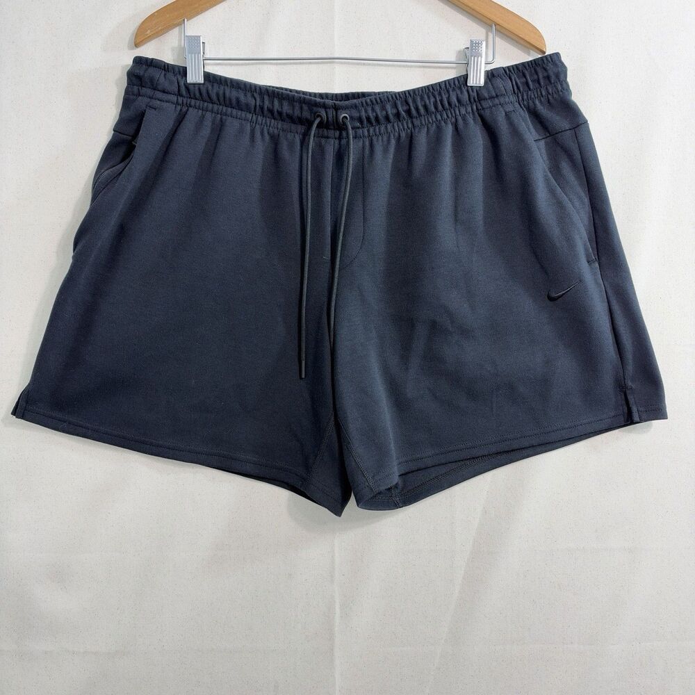 Nike Primary Fleece Shorts Gym Athletic Unlined Zip Pockets FZ0961-010 Men's XL